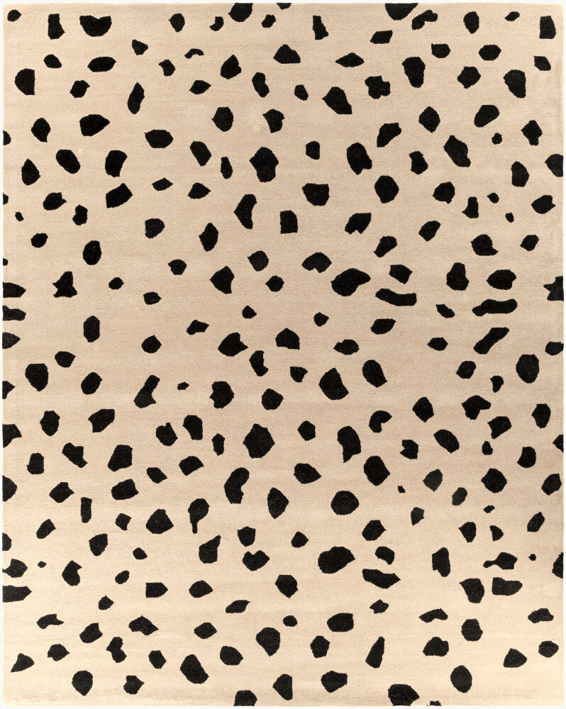 Stella Handmade Rug — Beige/Black