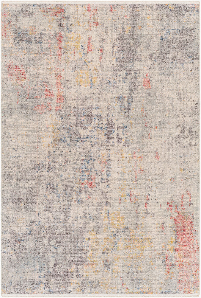 Subtle Machine Woven Rug — Black/Charcoal