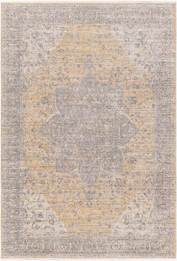 Subtle Machine Woven Rug — Black/Charcoal