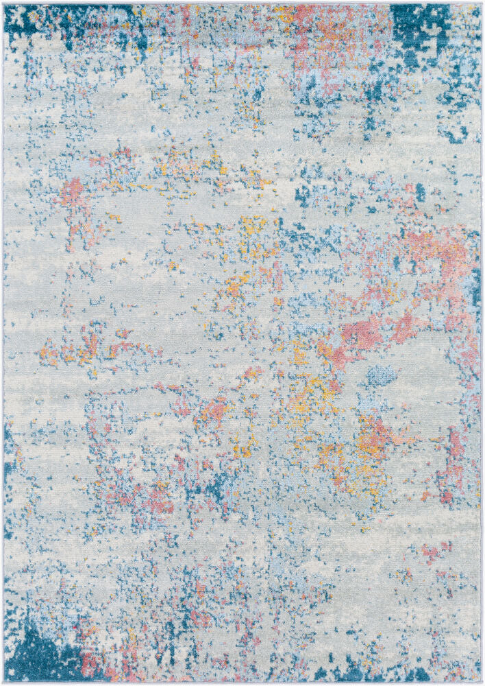 Sunderland Machine Woven Rug — Cream/Dusty Coral