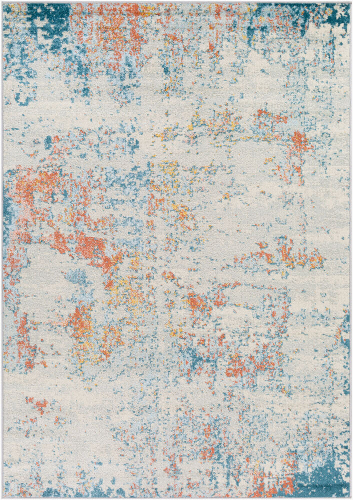 Sunderland Machine Woven Rug — Cream/Dusty Coral