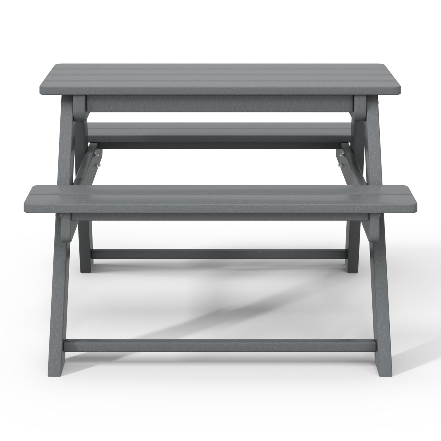 Tiny Terraces Kids' All-Weather Outdoor Picnic Table Seahawk Designs Kids Picnic Tables