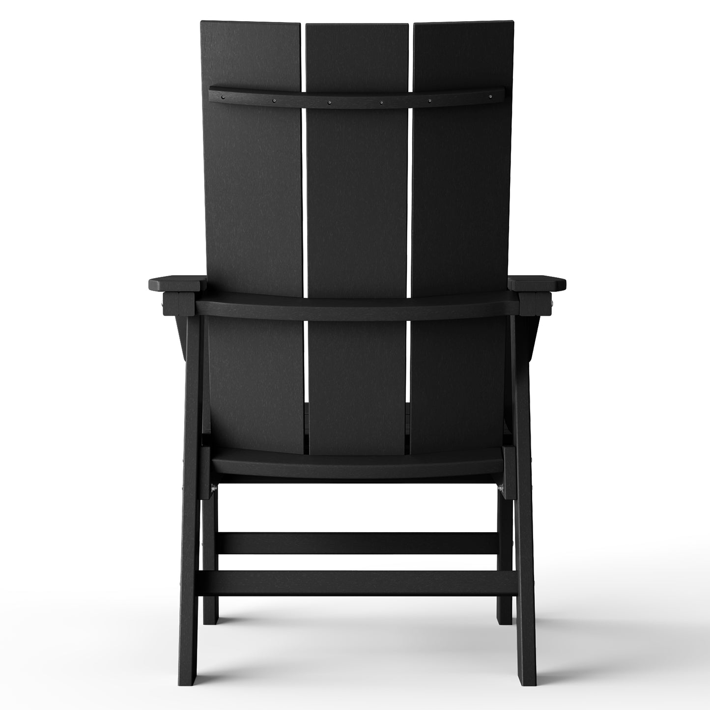 Malibu Modern All-Weather Outdoor Contoured Adirondack Dining Chair Seahawk Designs Patio Dining Chairs