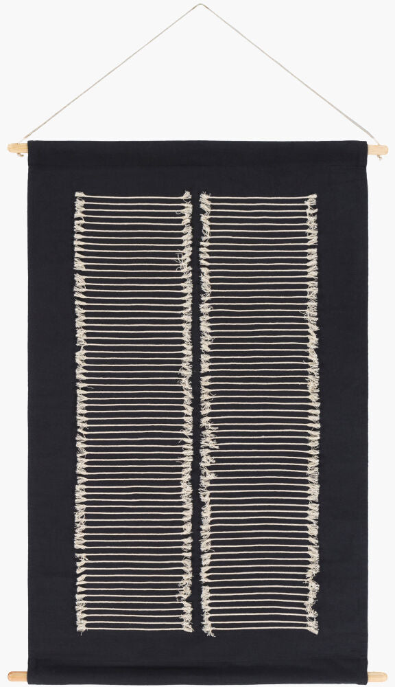 Savion Wall Hanging — Beige/Black