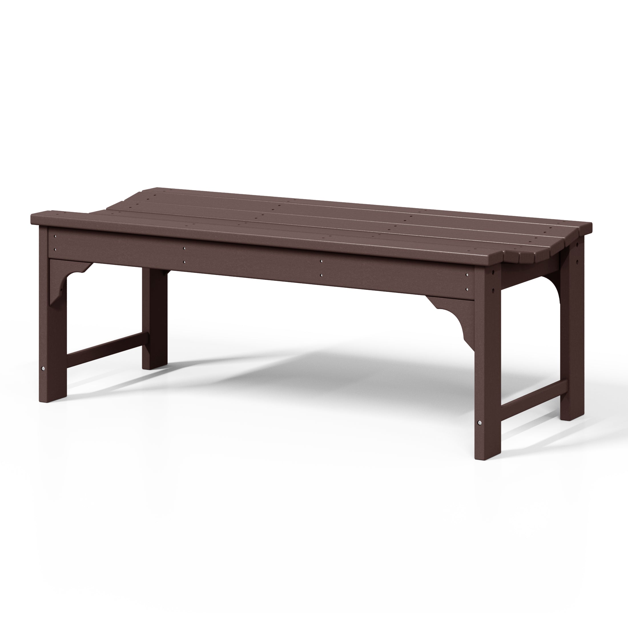 Concord All-Weather Outdoor Garden Backless Bench (46" Wide) Seahawk Designs Patio Benches