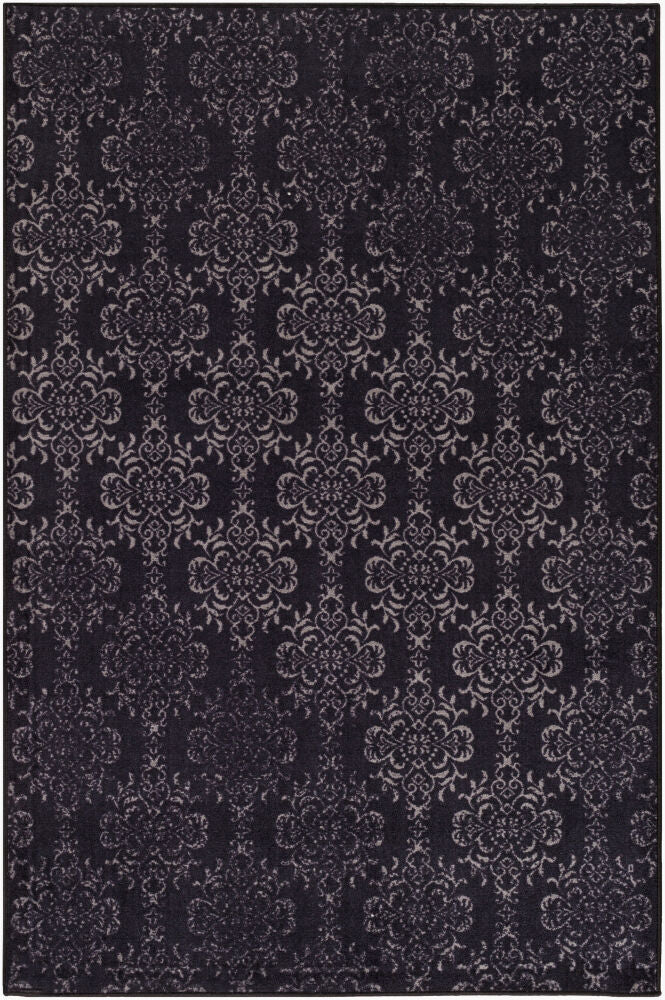 Sonya Machine Woven Rug — Black/Gray