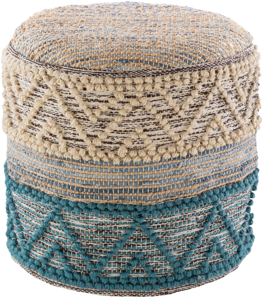 Sydney Pouf — Blue/Dark Blue