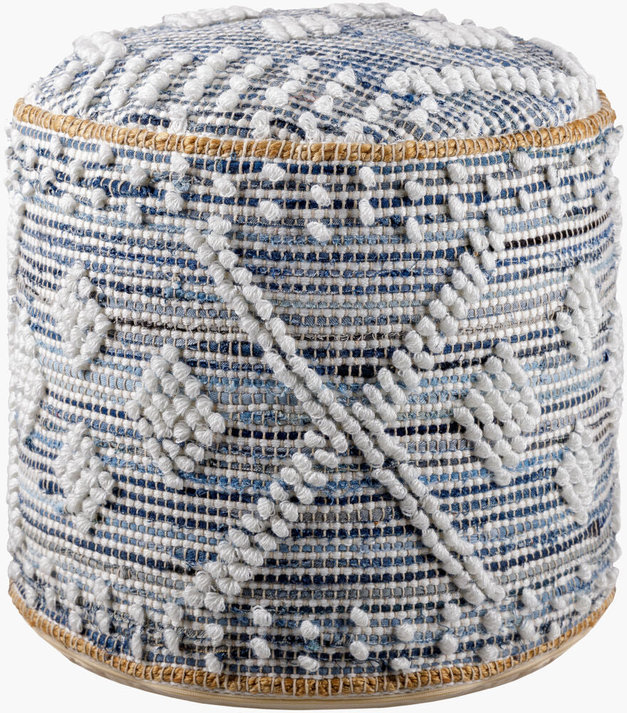 Sydney Pouf — Blue/Dark Blue