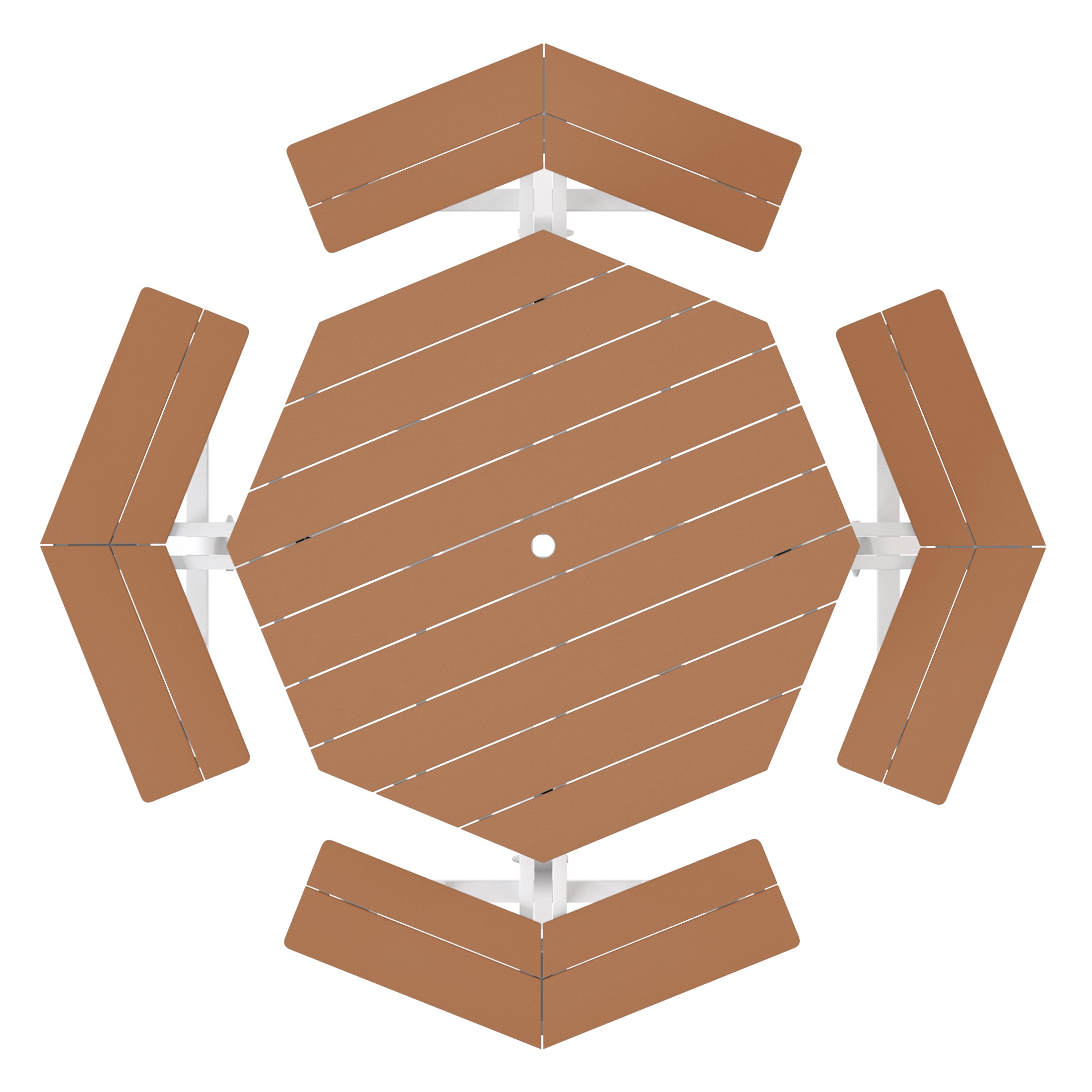Vista 48" Octagon Picnic Table Seahawk Designs Picnic Tables