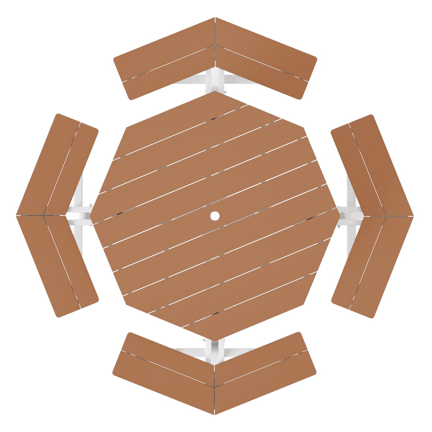 Vista 48" Octagon Picnic Table Seahawk Designs Picnic Tables