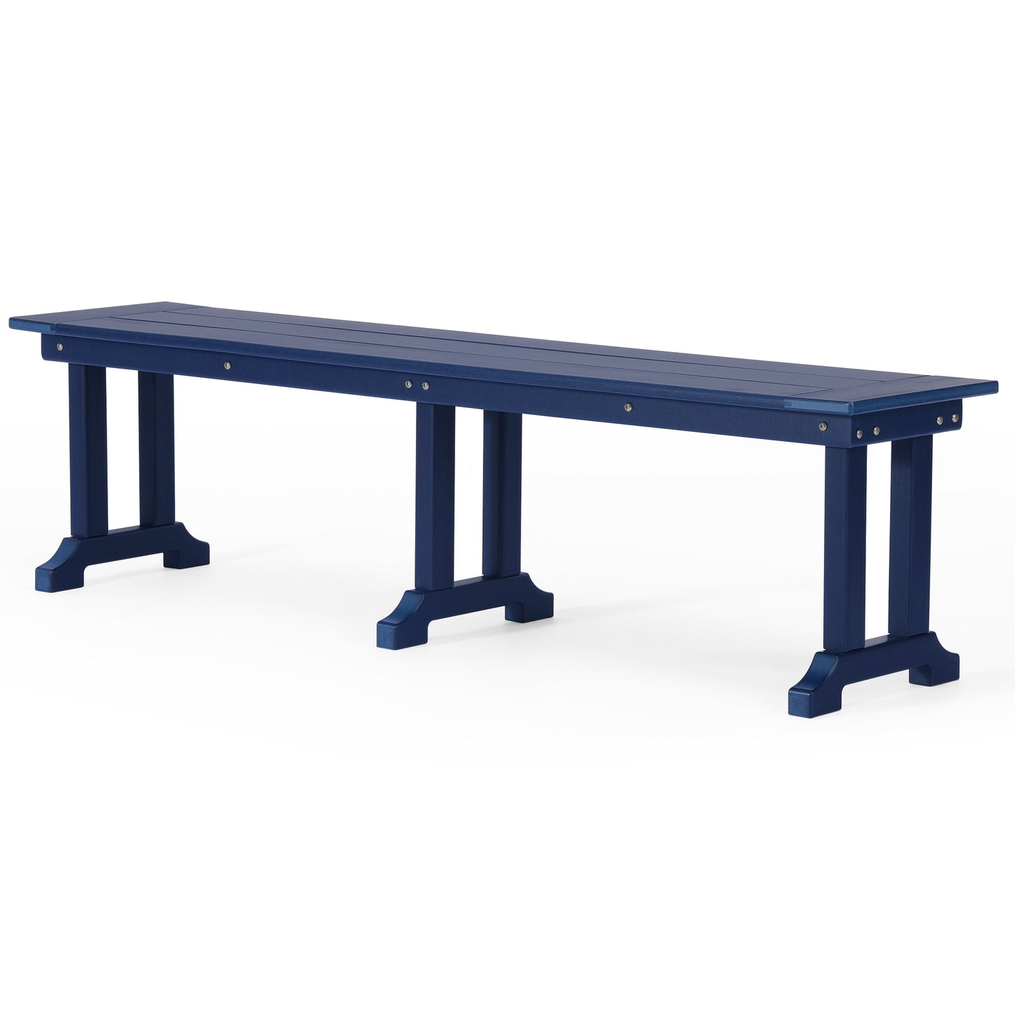 Tuscany All-Weather Outdoor 65" Trestle Dining Bench Seahawk Designs Patio Benches