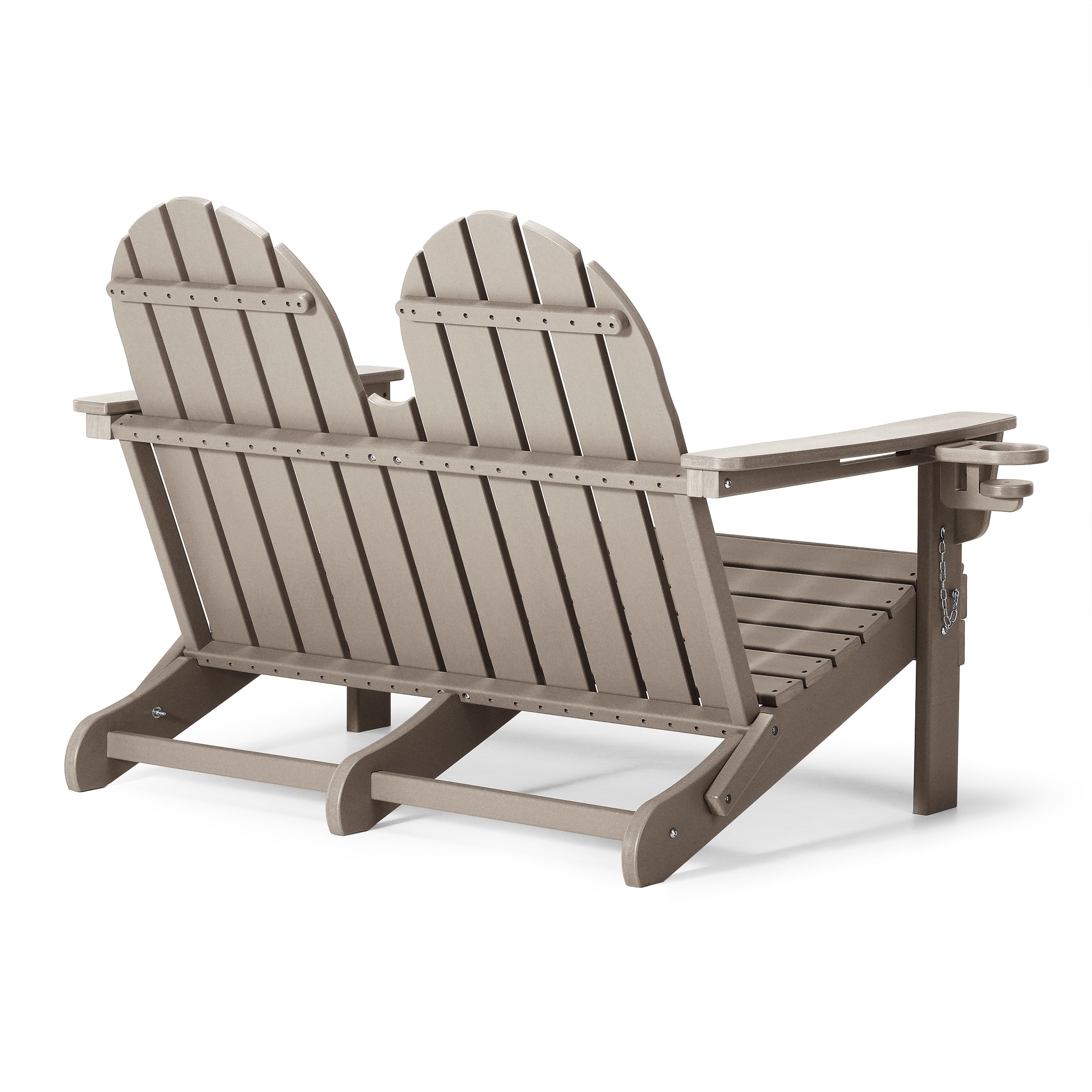 Magnolia Adirondack 49" Folding Bench Seahawk Designs Patio Benches