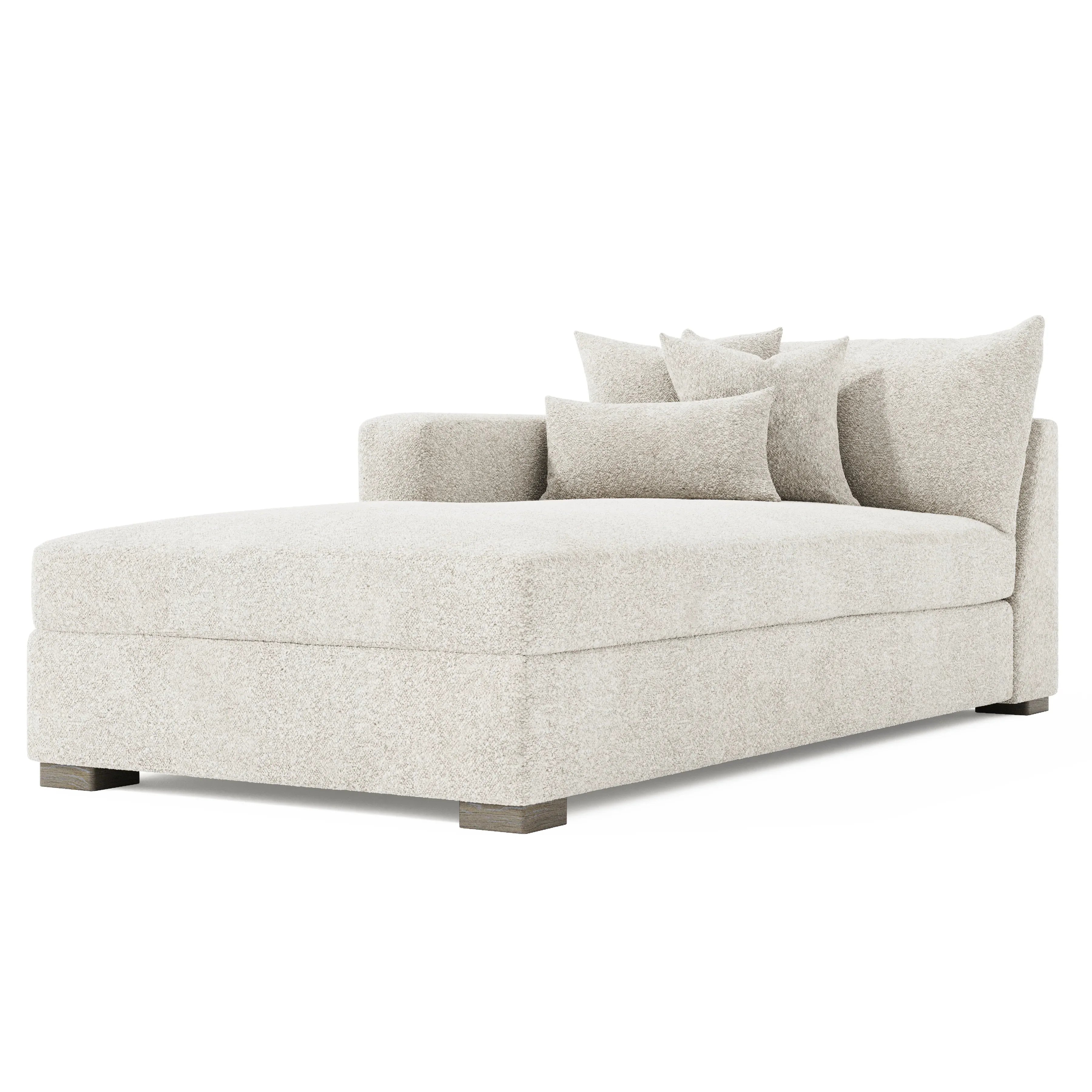 Helena Fabric Left Arm Chaise Bernhardt Interiors