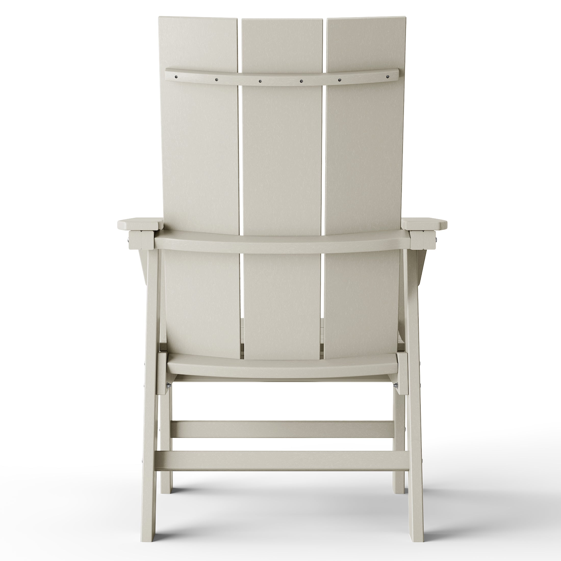 Malibu Modern All-Weather Outdoor Contoured Adirondack Dining Chair Seahawk Designs Patio Dining Chairs