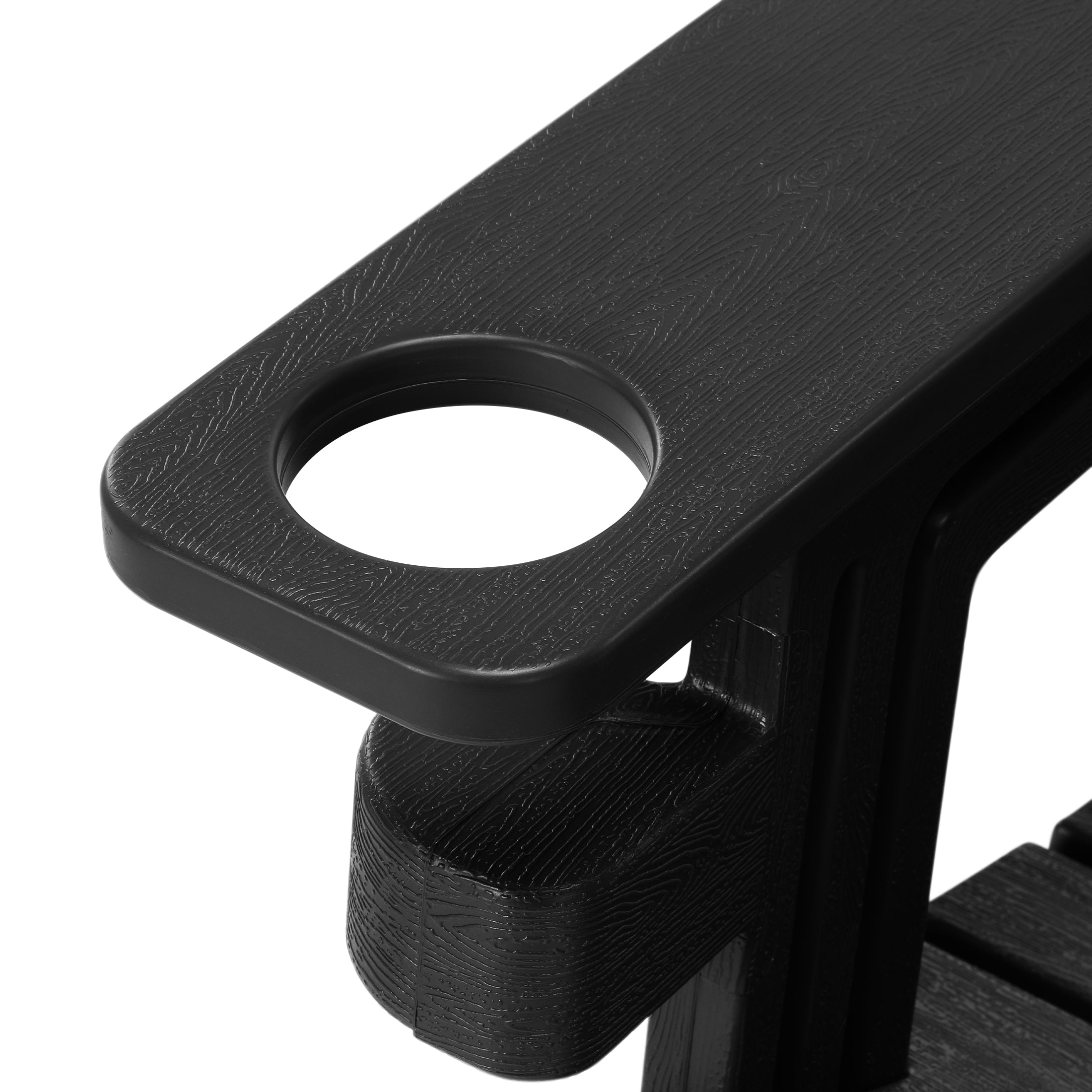 Set of Snap'n Lock Adirondack Chairs with Connecting Wedge Table (No Tools or Hardware) Seahawk Designs Adirondack Chairs
