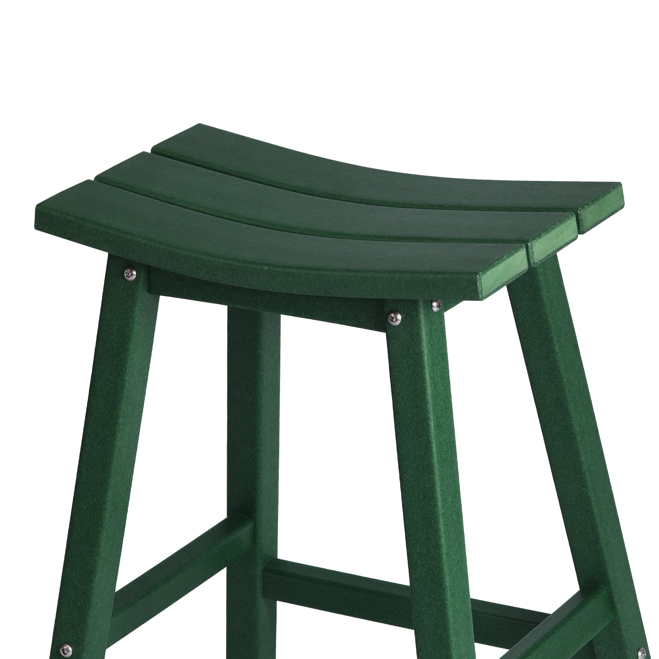Stockholm All-Weather Outdoor Saddle Counter Stool (24" Height) Seahawk Designs Patio Bar & Counter Stools