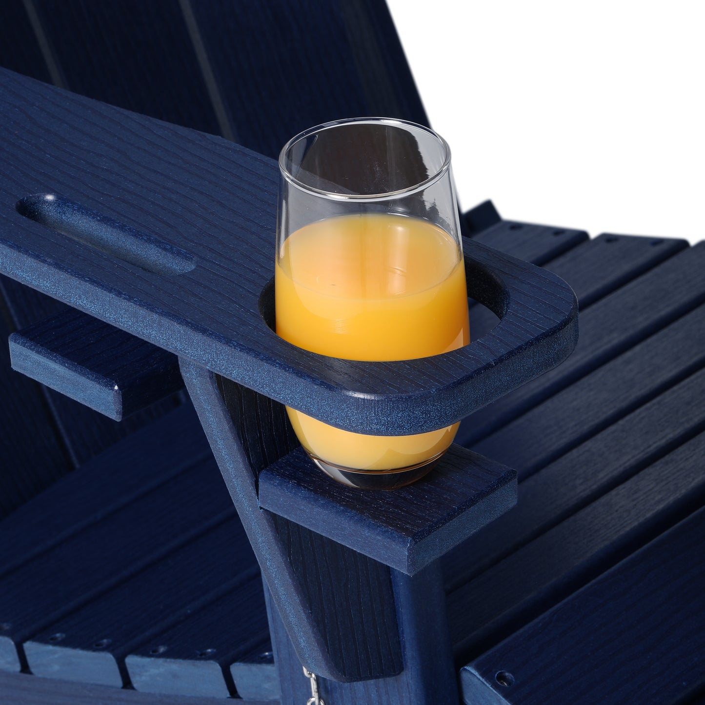 Chatham All-Weather Outdoor Folding Adirondack Chair with Cup Holder Seahawk Designs Adirondack Chairs