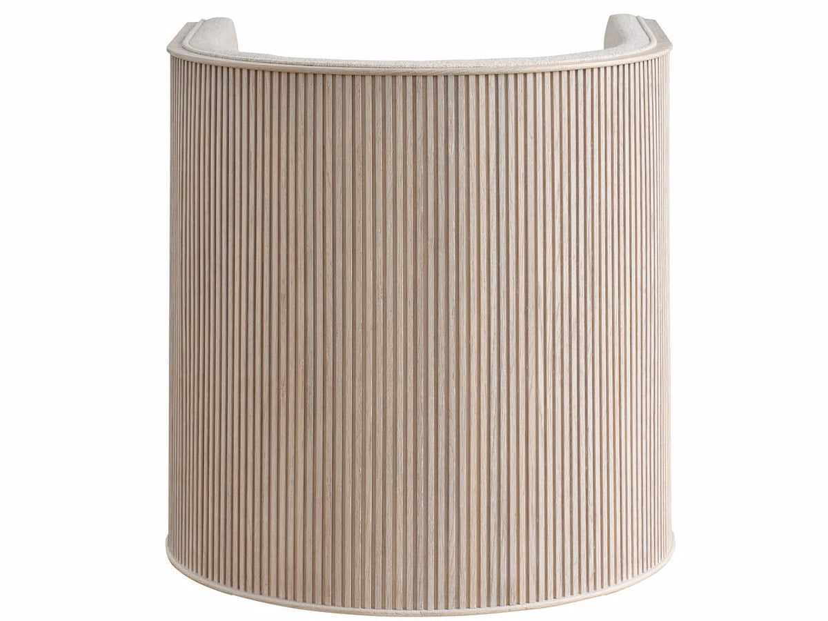 Universal Furniture Avaline Tanner Swivel Chair — Monique Linen — White Oak — Avaline Collection