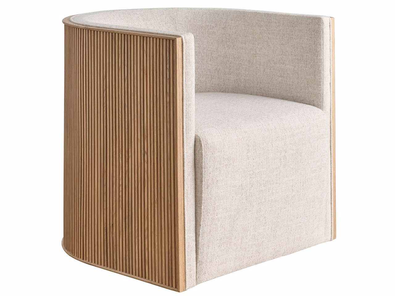 Universal Furniture Avaline Tanner Swivel Chair — Monique Linen — Skylark — Avaline Collection