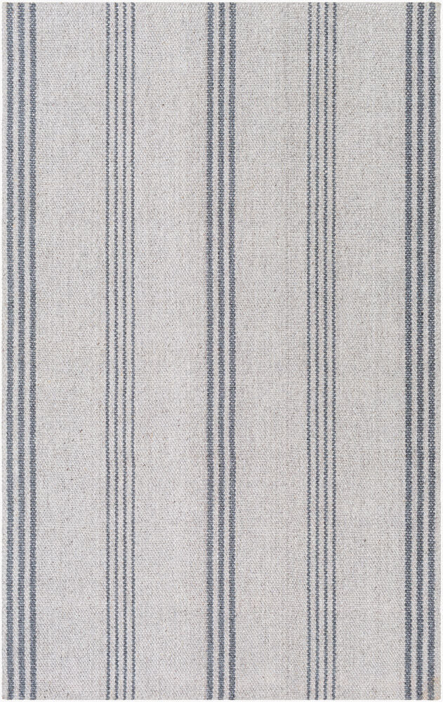 Tartan Handmade Rug — Gray/Light Gray