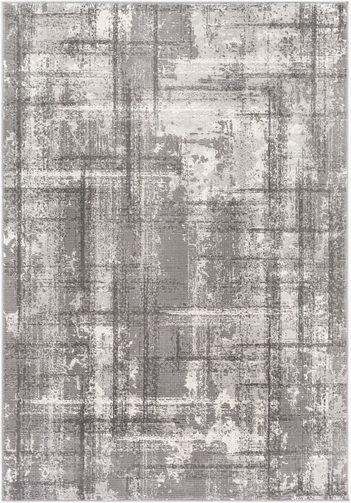 Tibetan Machine Woven Rug — Charcoal/Gray