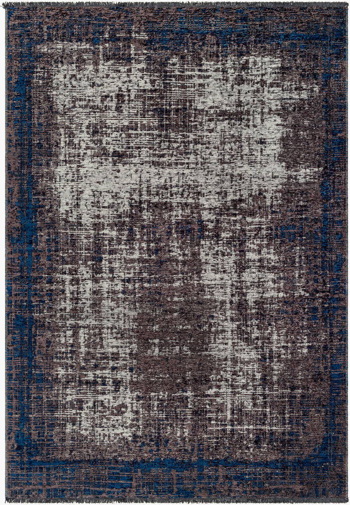 Toscana Machine Woven Rug — Charcoal/Navy
