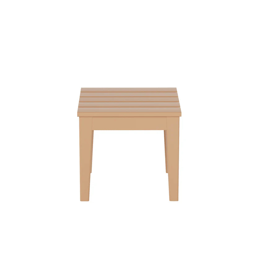 Tuscany All-Weather Outdoor Square Side Table (17" Height) Teak Seahawk Designs Patio Side Tables