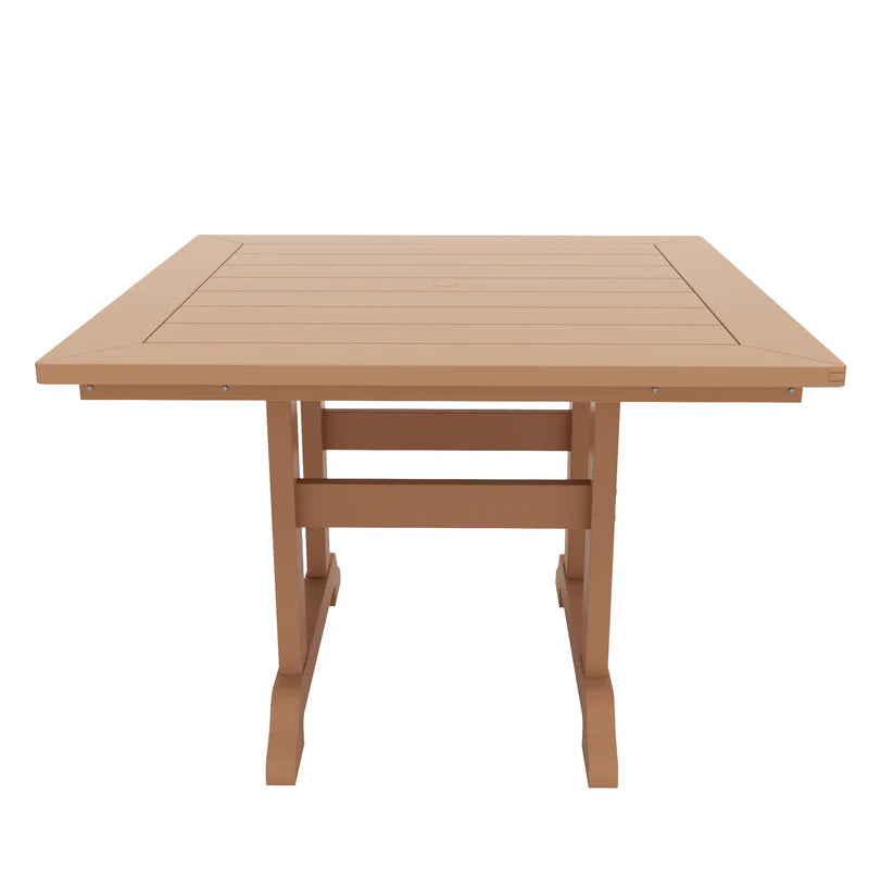 Tuscany All-Weather Outdoor Square Dining Table (43" Top) Teak Seahawk Designs Patio Dining Tables