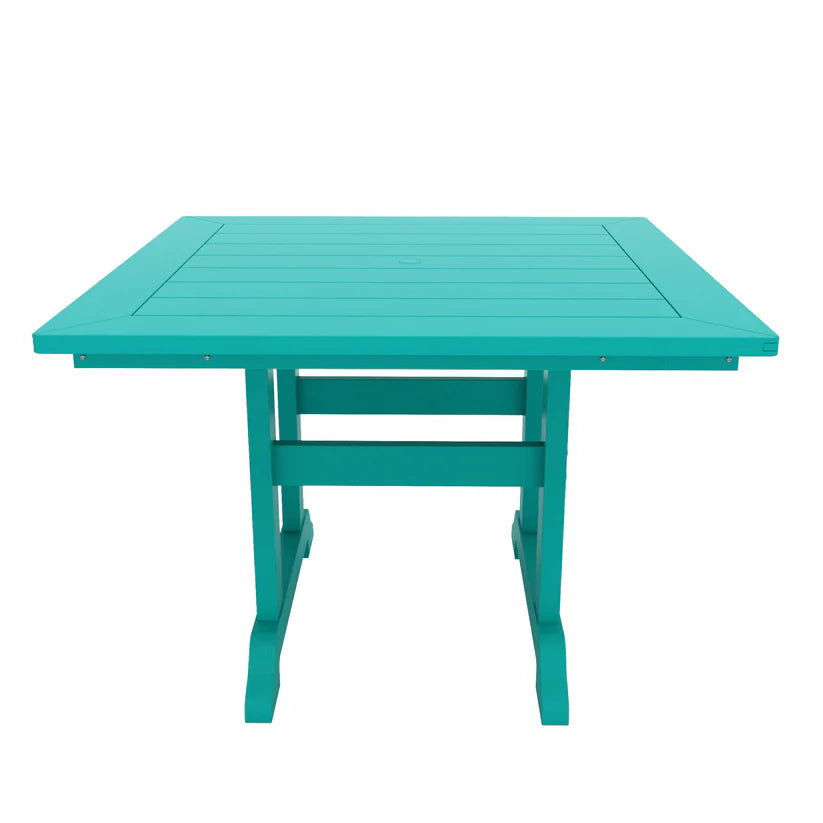 Tuscany All-Weather Outdoor Square Dining Table (43" Top) Turquoise Seahawk Designs Patio Dining Tables