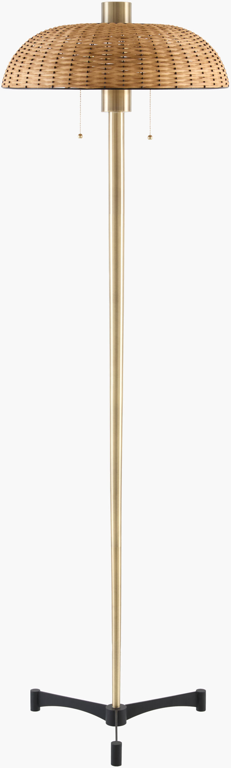 Tifu Accent Floor Lamp — Metallic - Brass
