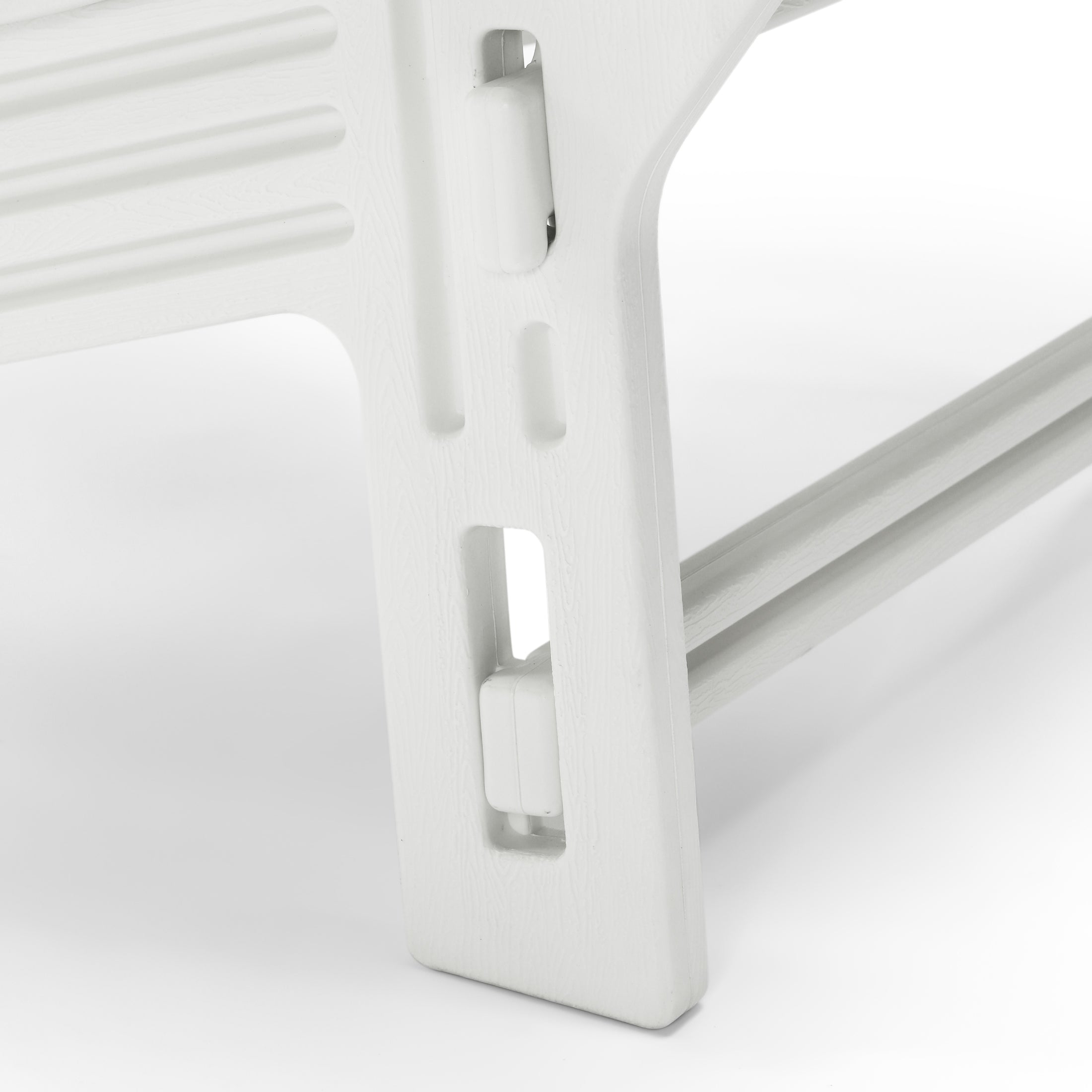Set of Snap'n Lock Adirondack Chairs with Connecting Wedge Table (No Tools or Hardware) Seahawk Designs Adirondack Chairs
