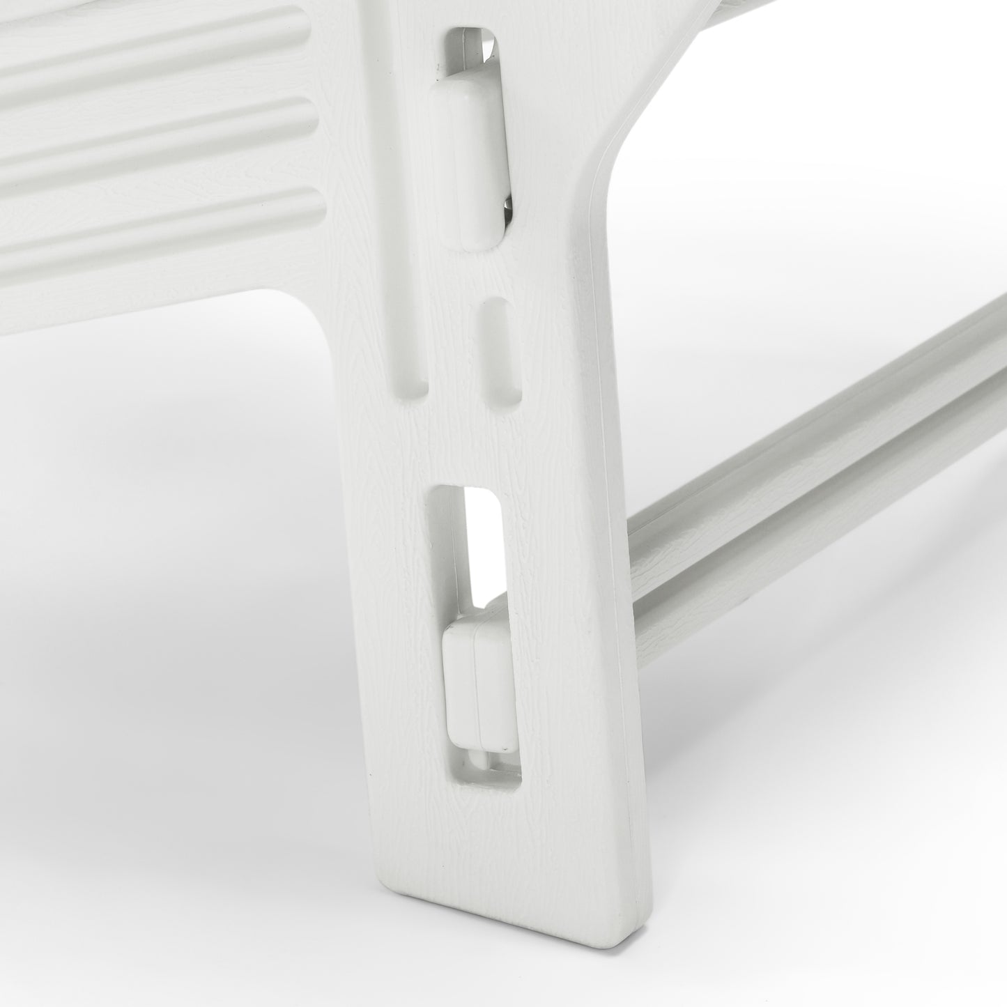 Set of Snap'n Lock Adirondack Chairs with Connecting Wedge Table (No Tools or Hardware) Seahawk Designs Adirondack Chairs