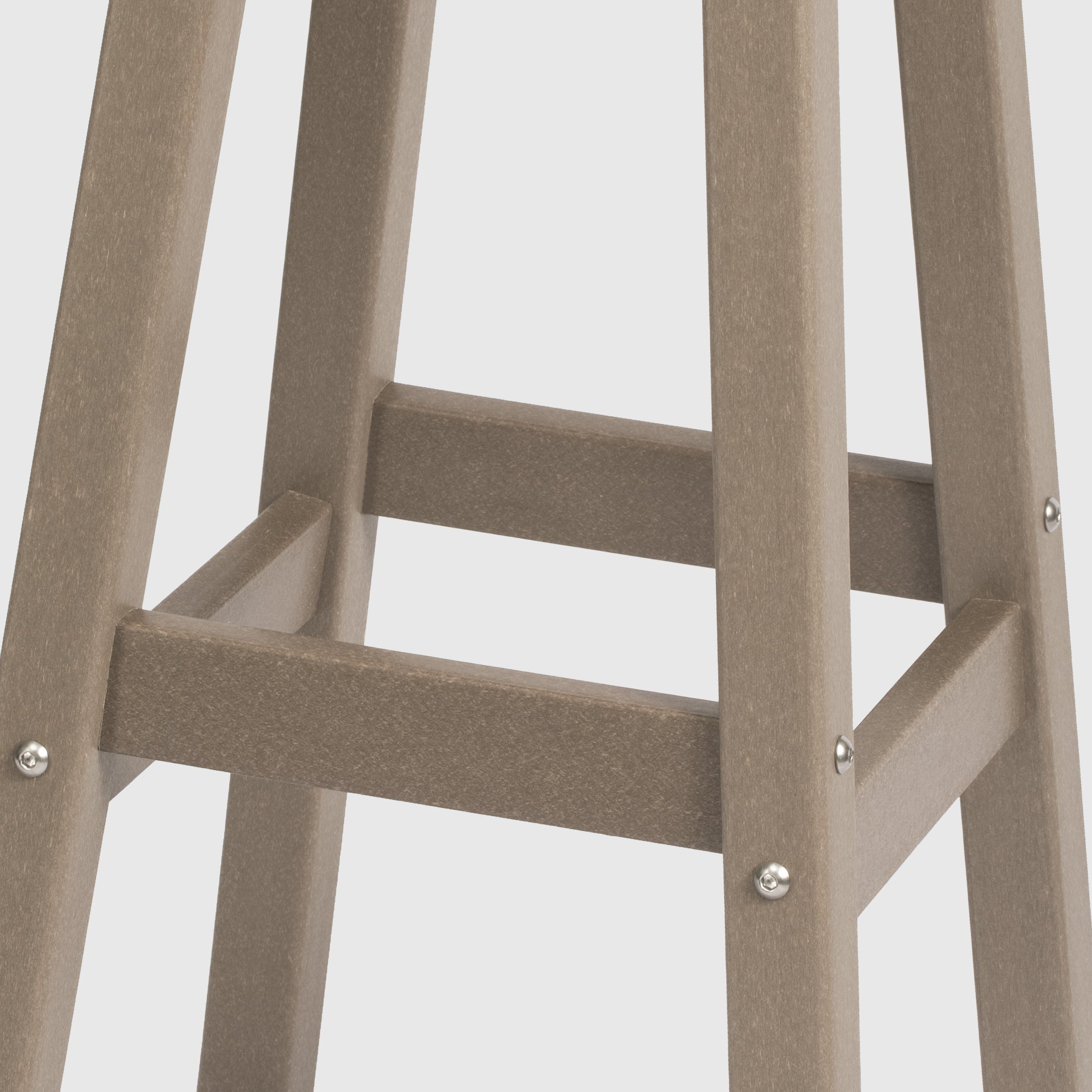 Stockholm All-Weather Outdoor Square Bar Stool (29" Height) Seahawk Designs Patio Bar & Counter Stools