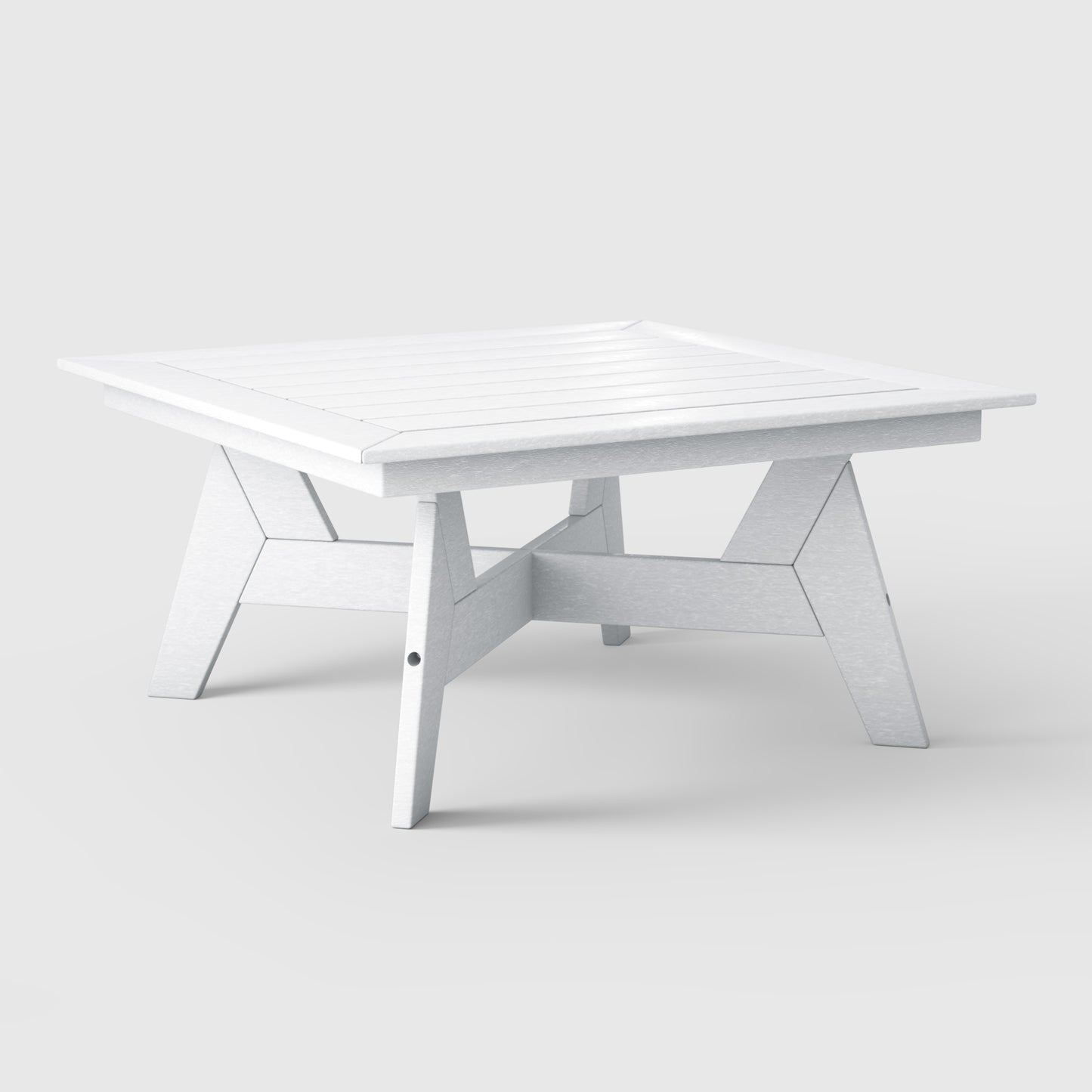 Scottsdale All-Weather Outdoor Square Coffee Table (37" Top) White Seahawk Designs Patio Coffee Tables