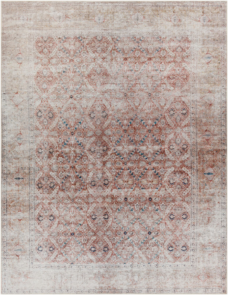 Tahmis Machine Woven Rug — Dark Blue/Gray