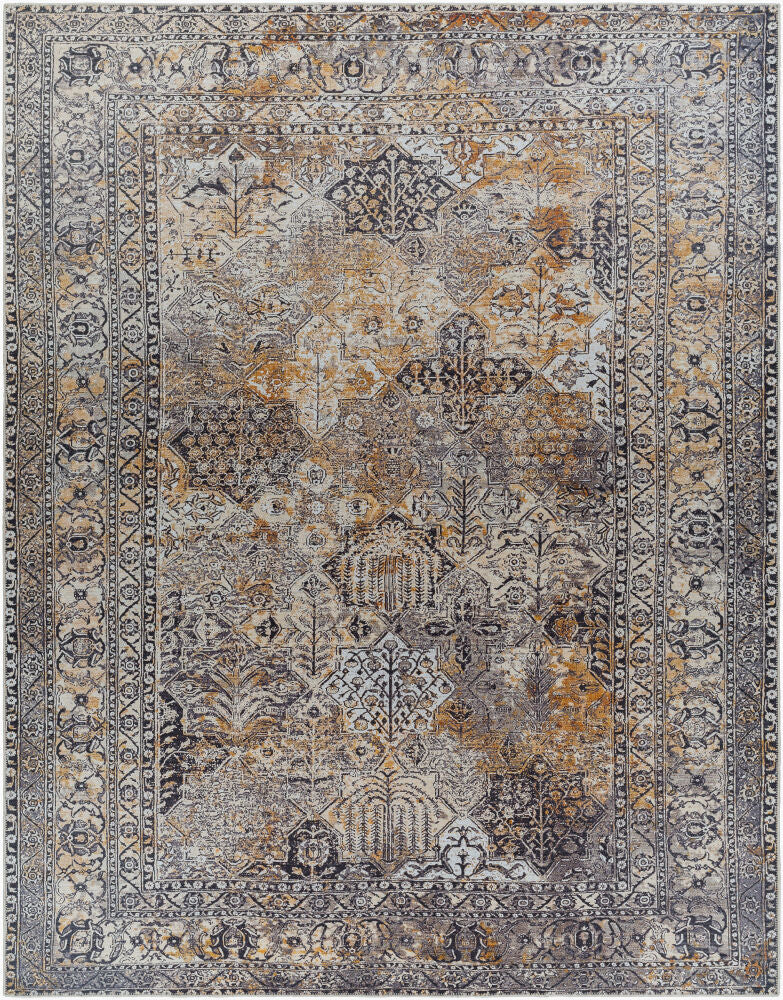 Tahmis Machine Woven Rug — Beige/Black