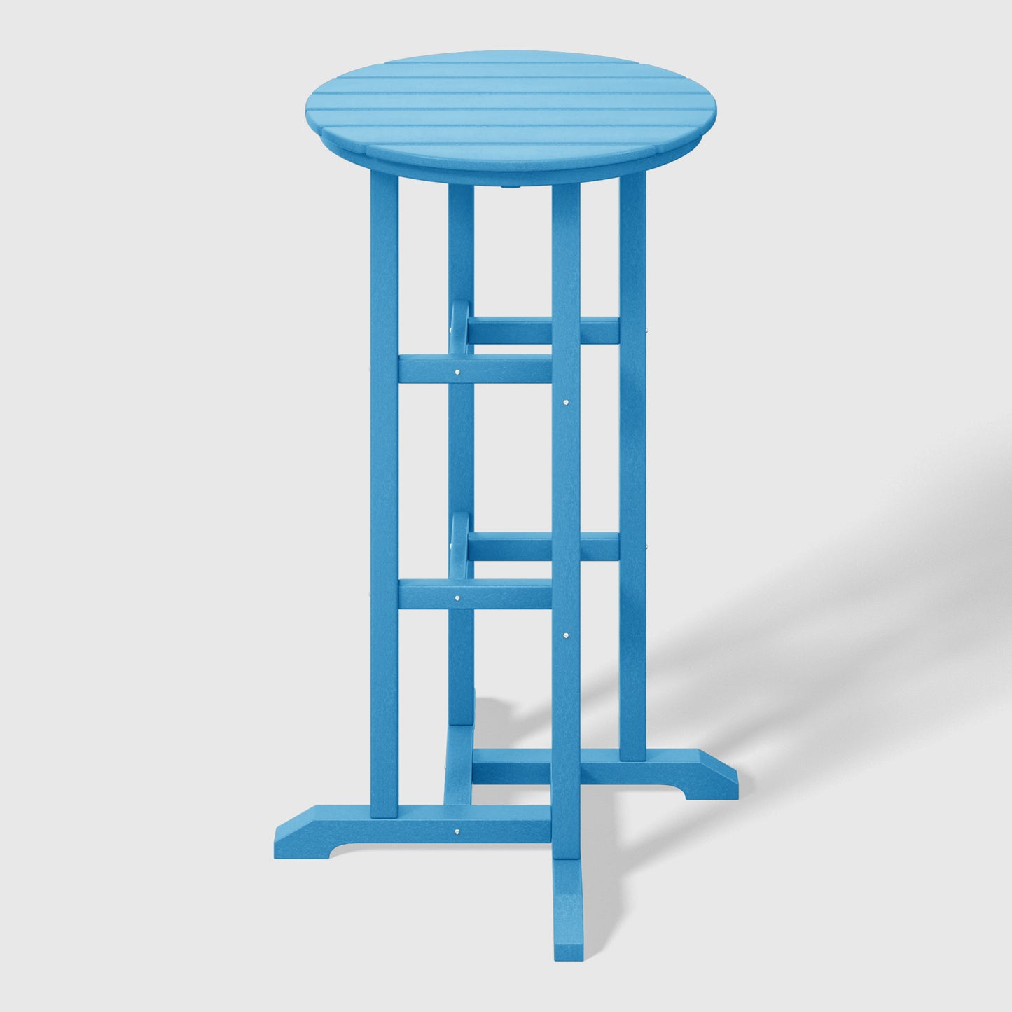 Stockholm All-Weather Outdoor Round Bar Bistro Table (42" Height) Pacific Blue Seahawk Designs Patio Bar Tables