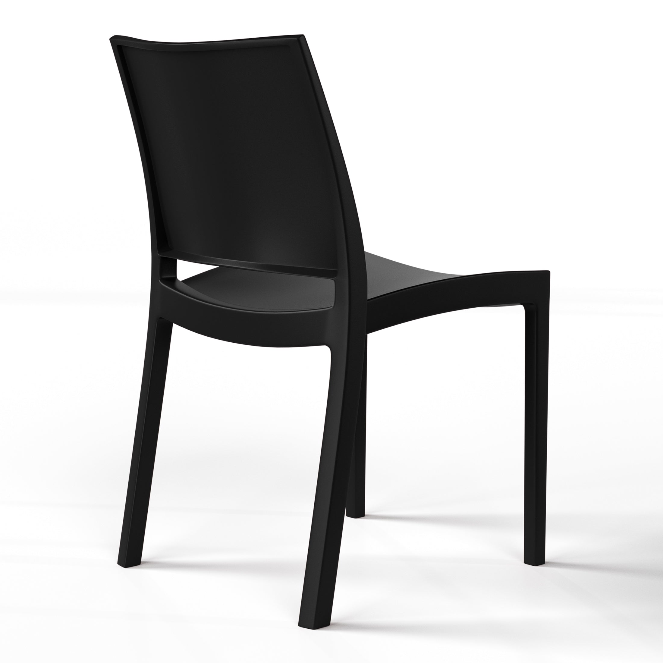 Polyform Stacking Dining Side Chair (Set of 2) Seahawk Designs Patio Dining Chairs