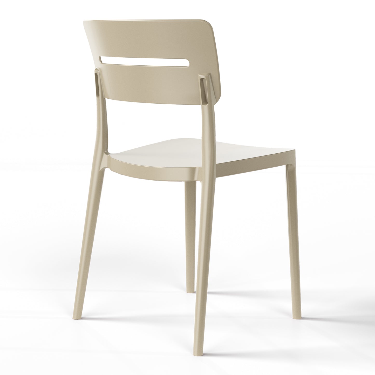 Polyform Stacking Dining Side Chair (Set of 2) Seahawk Designs Patio Dining Chairs