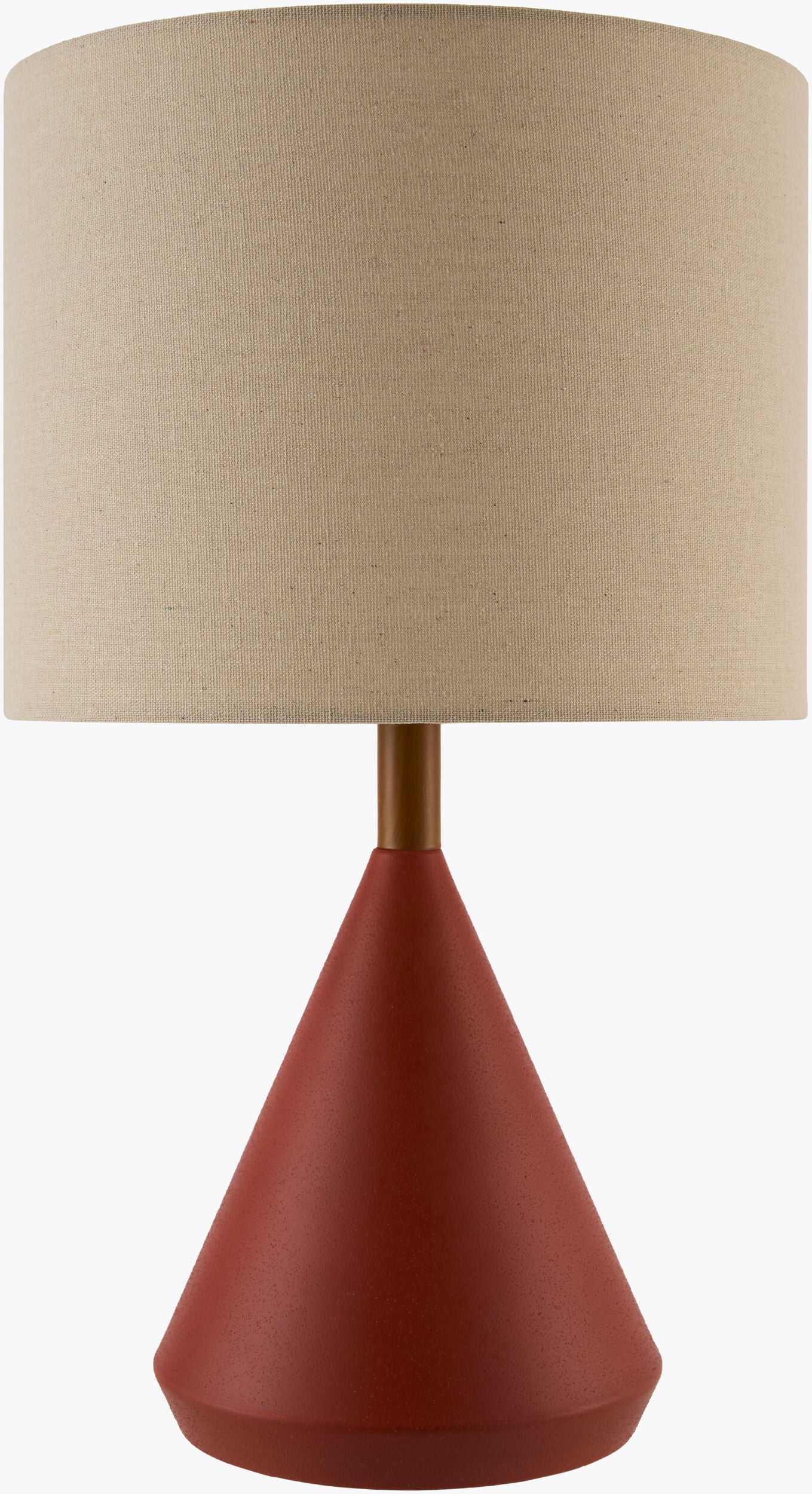 Talus Accent Table Lamp — Red