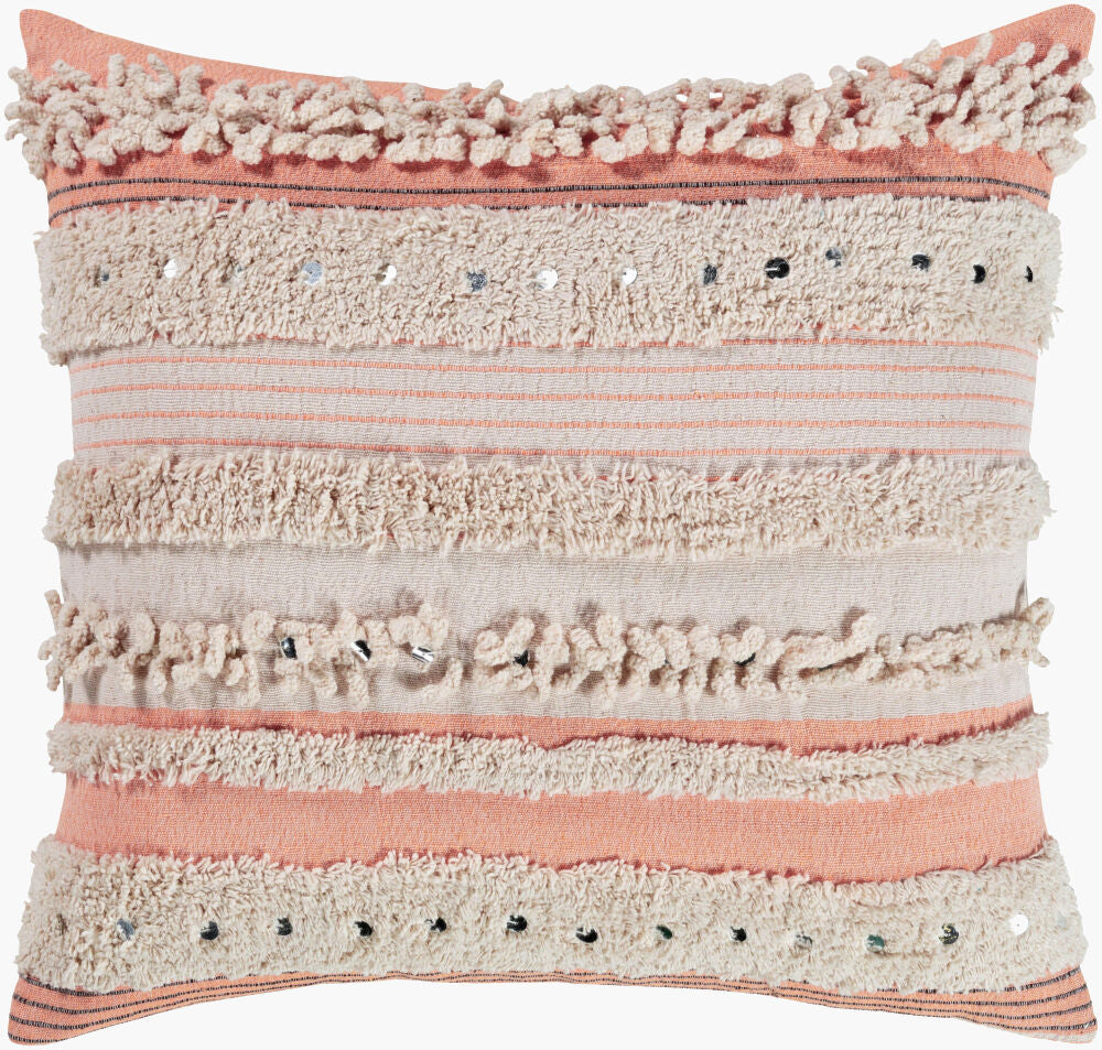 Temara Accent Pillow — Beige/Black