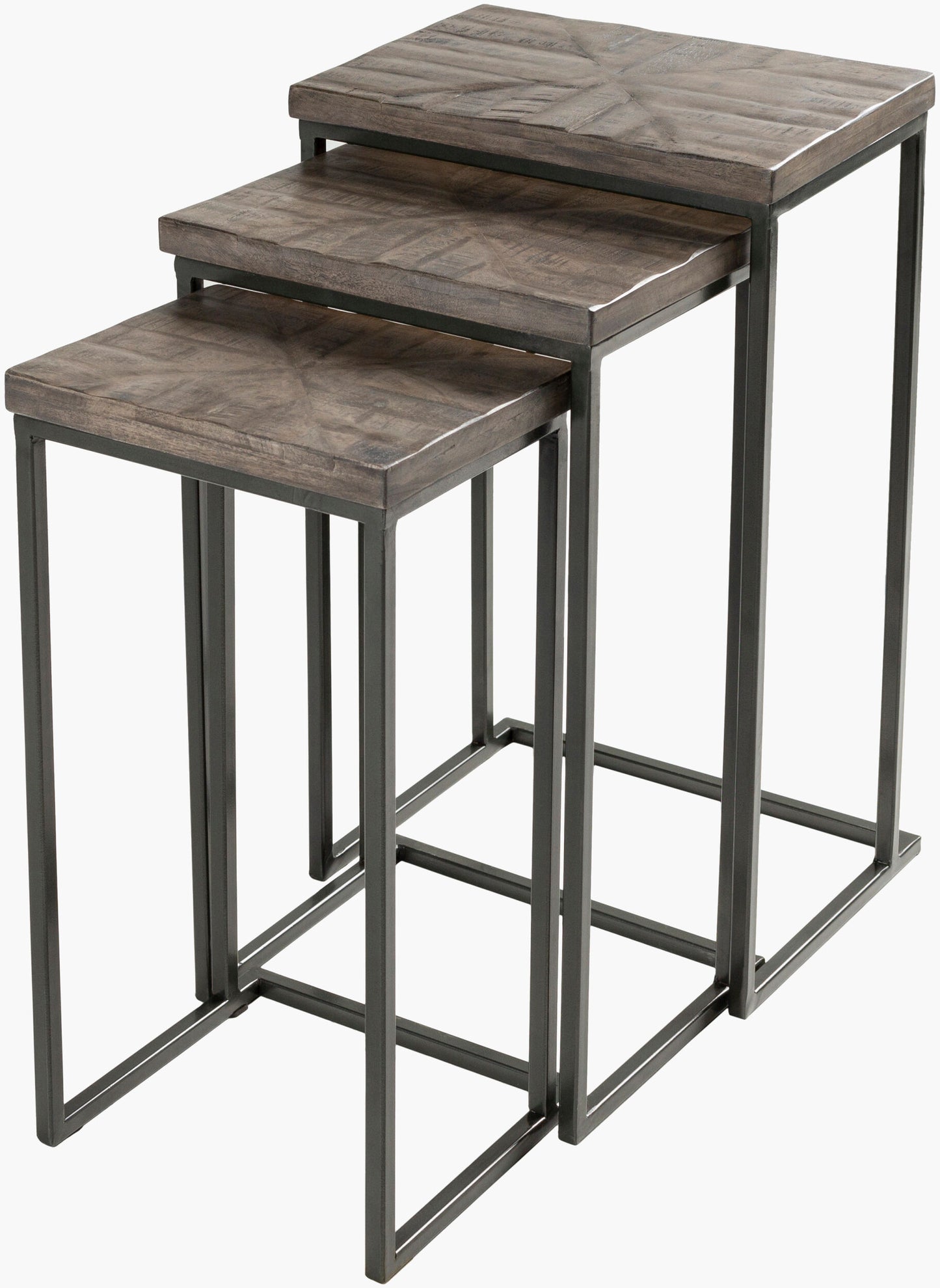 Troyes End Table — Gray
