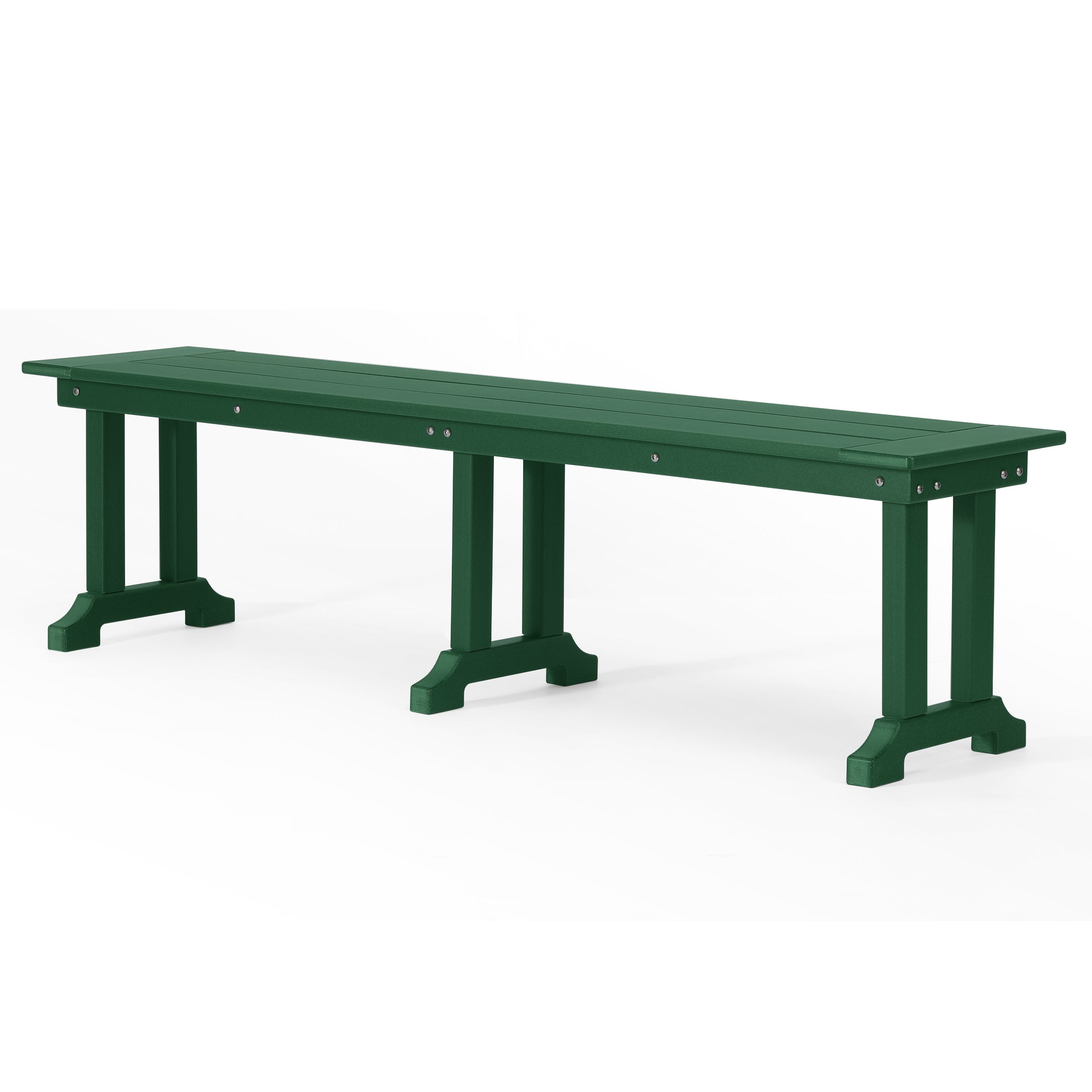 Tuscany All-Weather Outdoor 65" Trestle Dining Bench Seahawk Designs Patio Benches