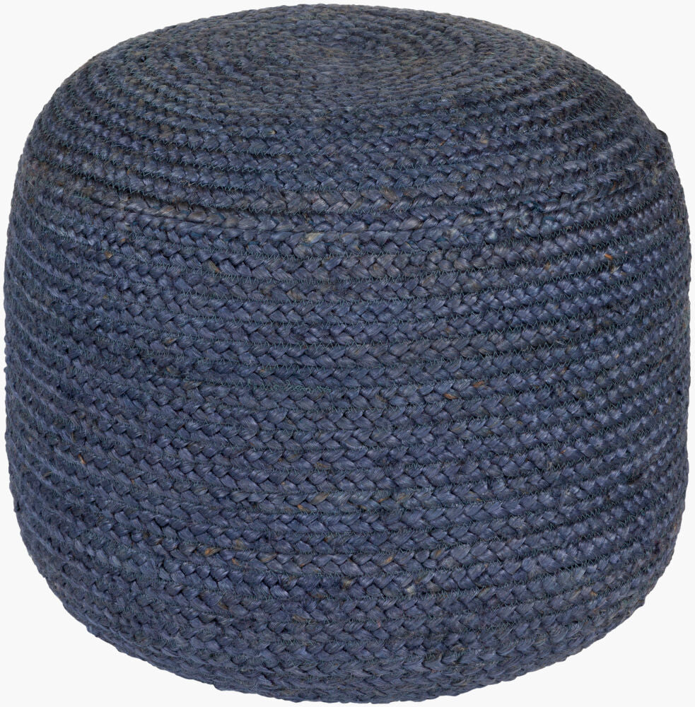 Tropics Pouf — Dark Blue
