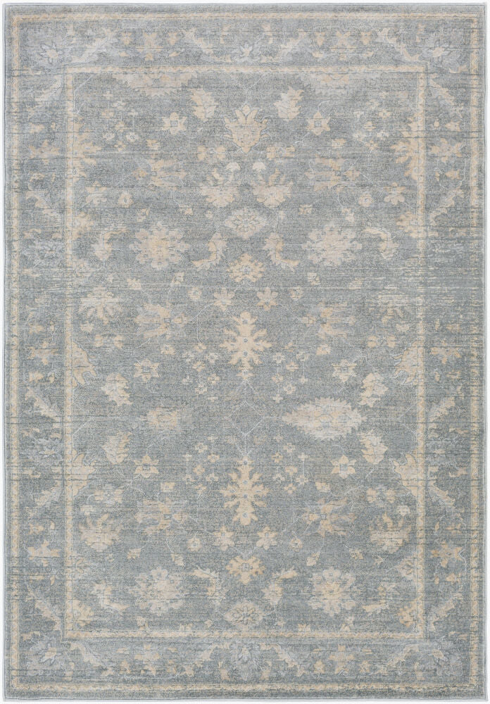 Tranquil Machine Woven Rug — Gray/Ivory