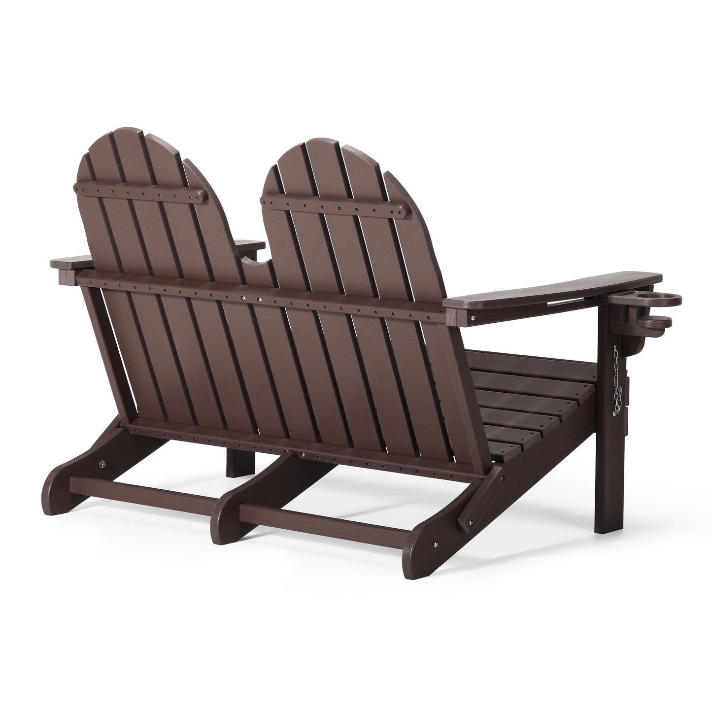 Magnolia Adirondack 49" Folding Bench Seahawk Designs Patio Benches