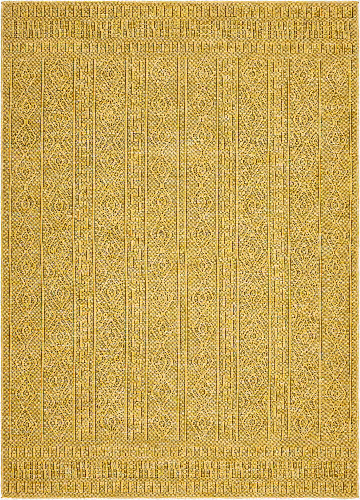 Terrace Machine Woven Rug — Mustard/Yellow