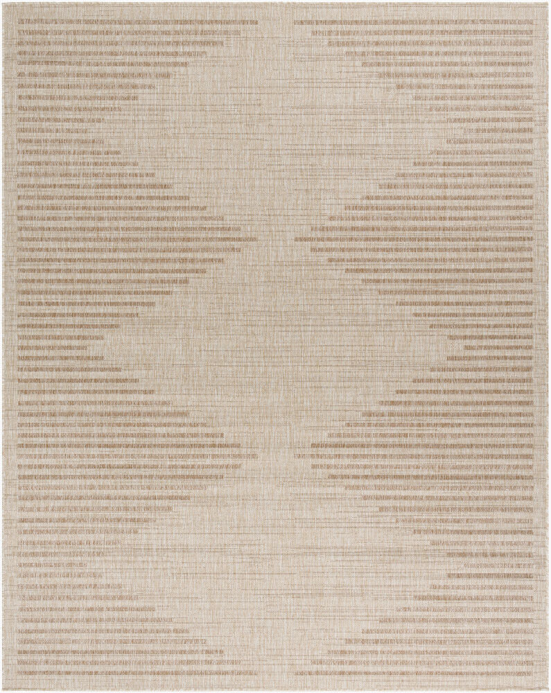 Tuareg Machine Woven Rug — Cream/Light Beige
