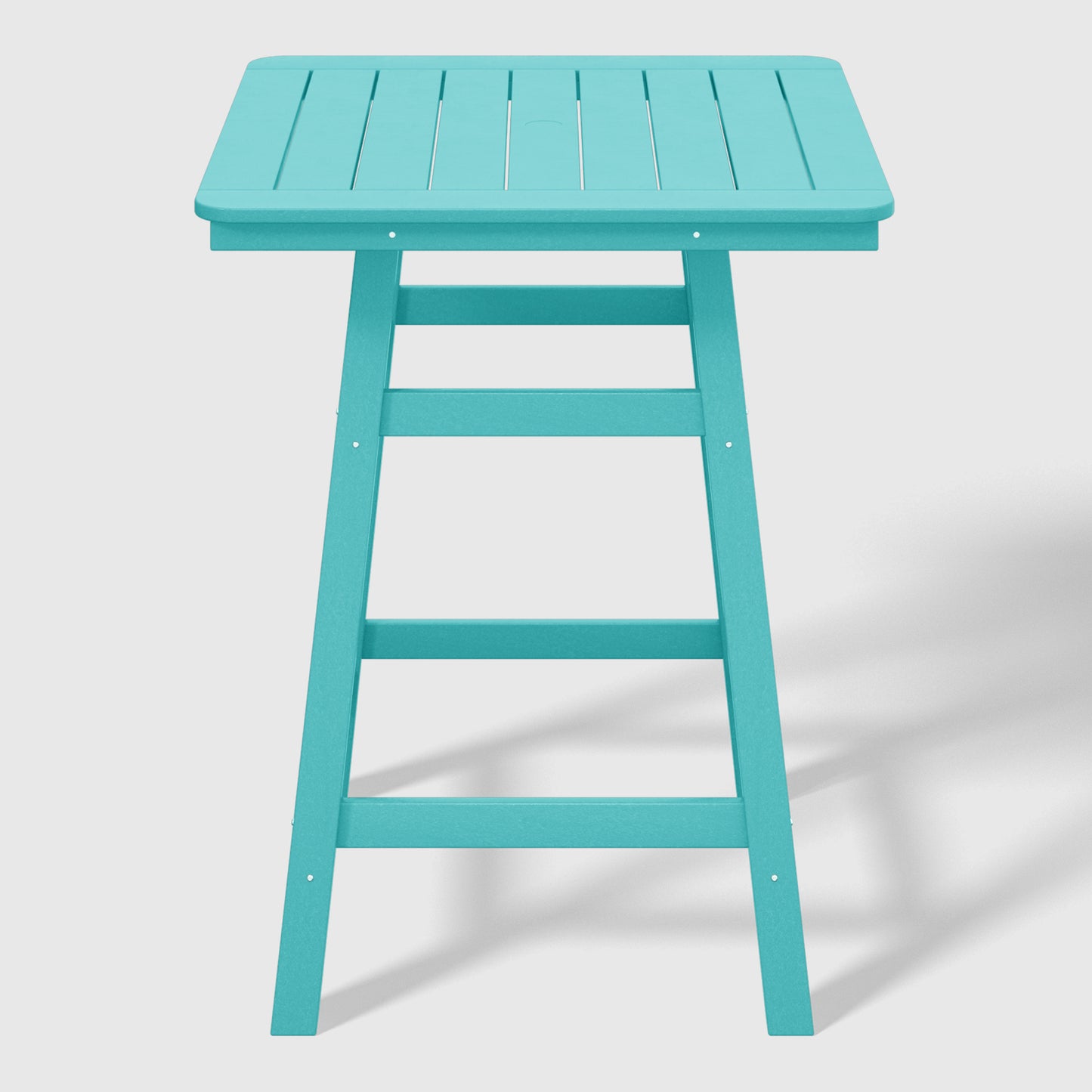 Stockholm All-Weather Outdoor Square Counter Table (31" Top) Seahawk Designs Patio Bar Tables