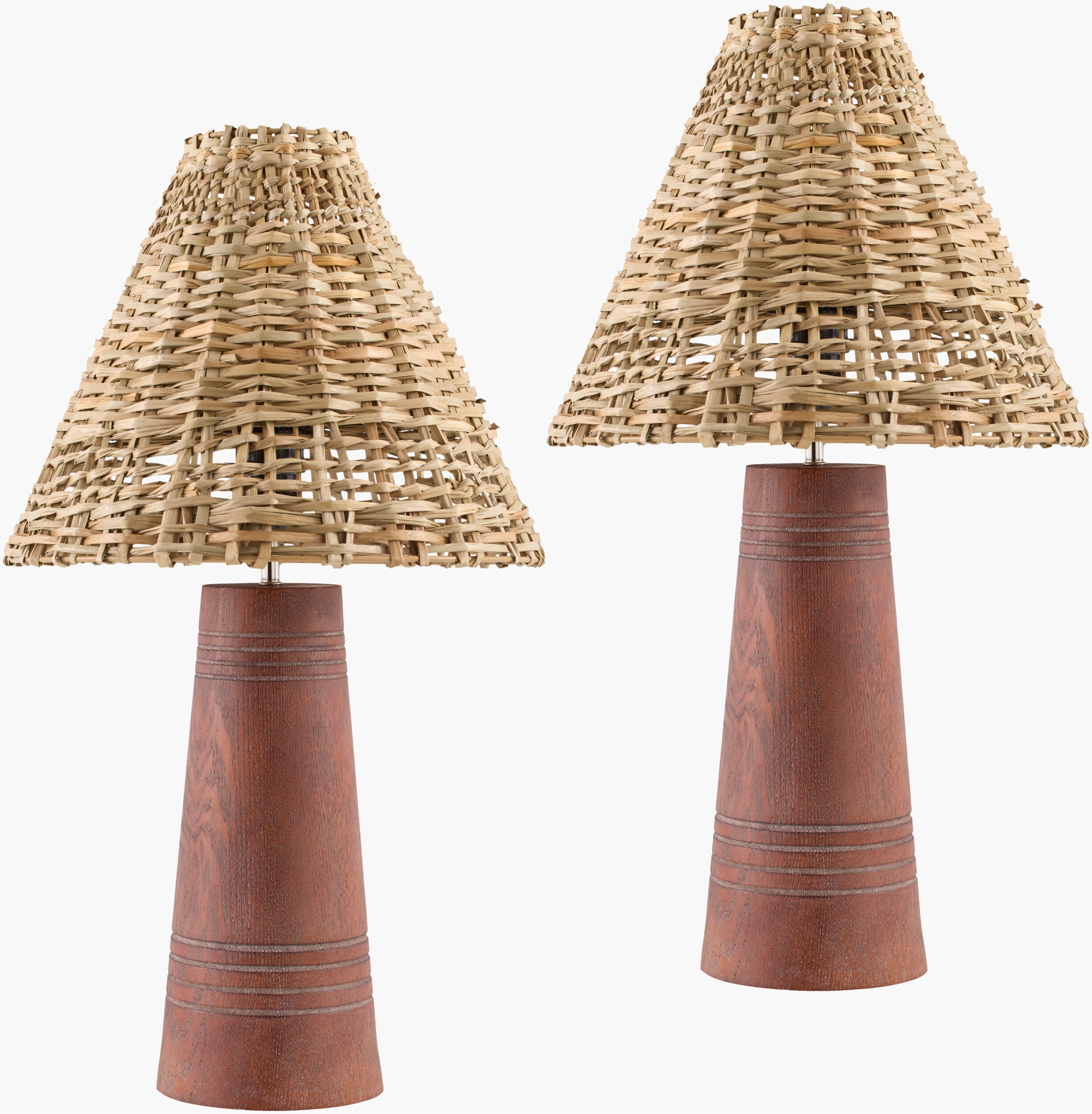 Trout Accent Table Lamp — Dark Brown
